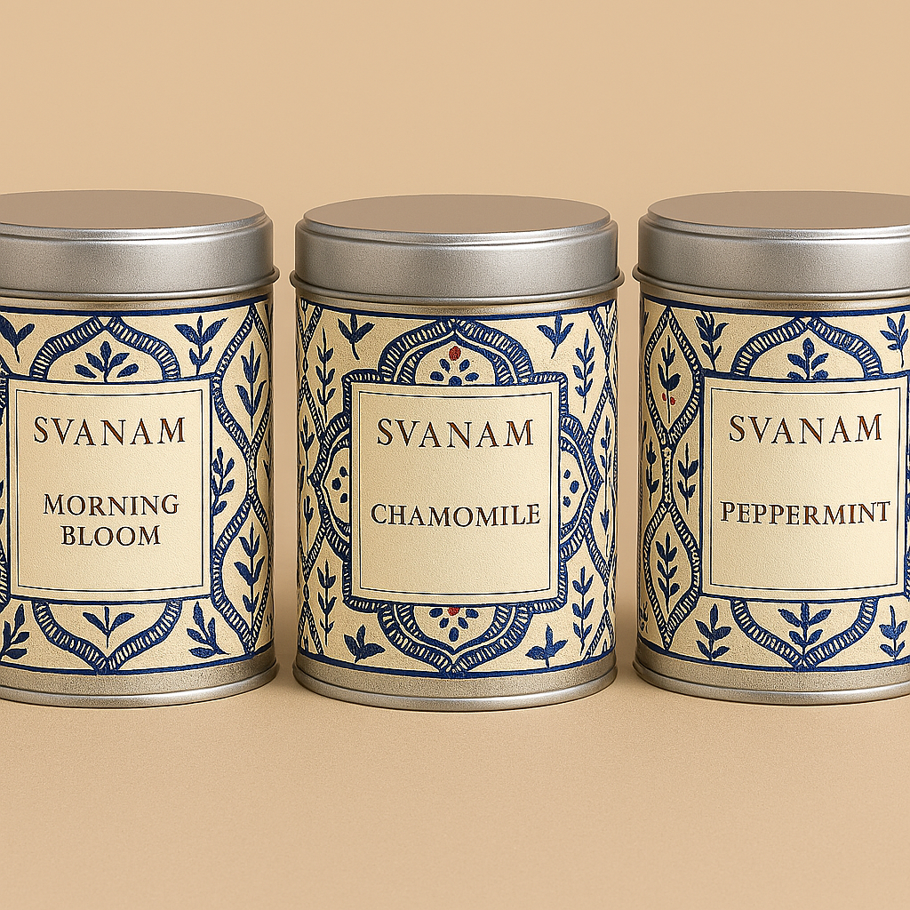Designer Loose‑Leaf Tea Tins