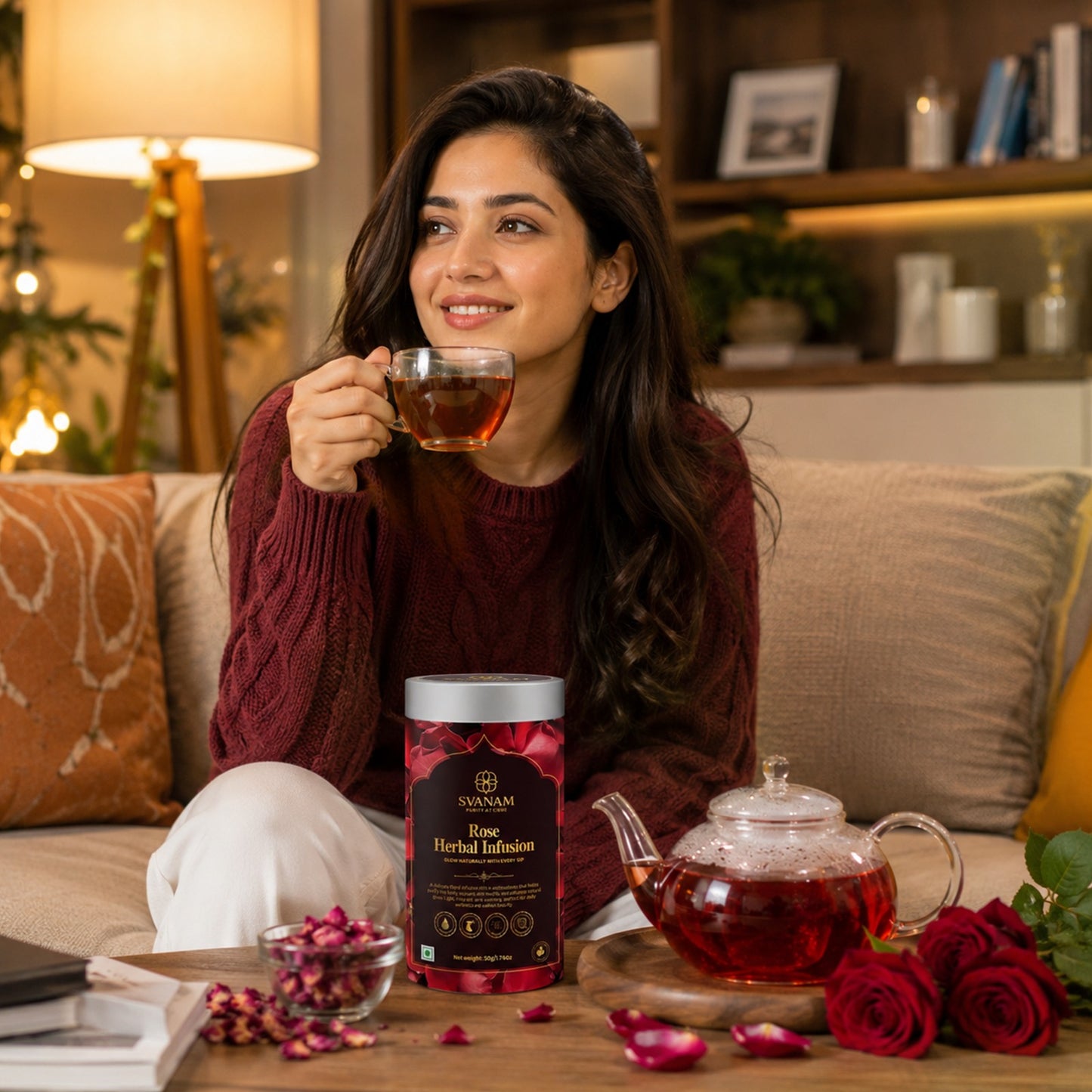 SVANAM Rose Flower Tea