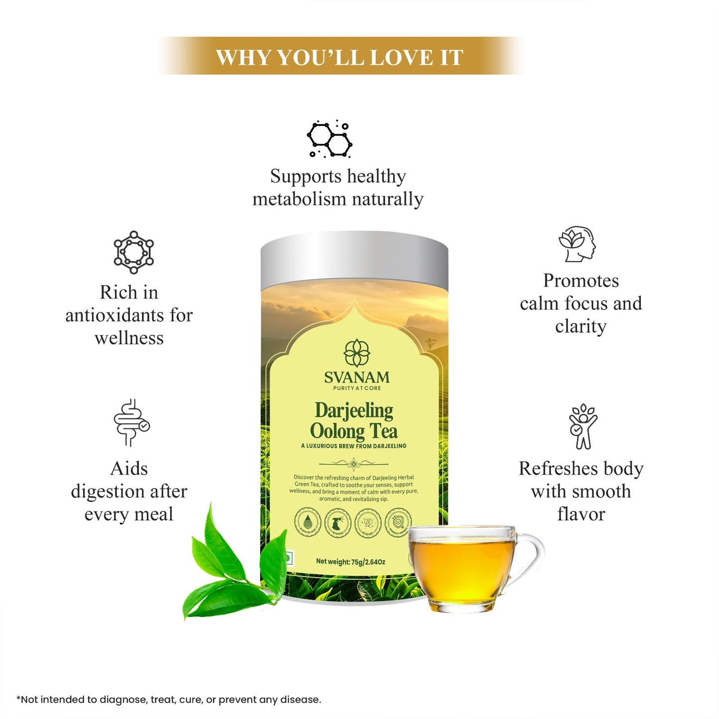 Svanam Darjeeling Oolong Tea