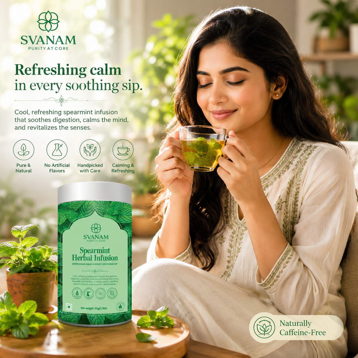 SVANAM Spearmint Tea