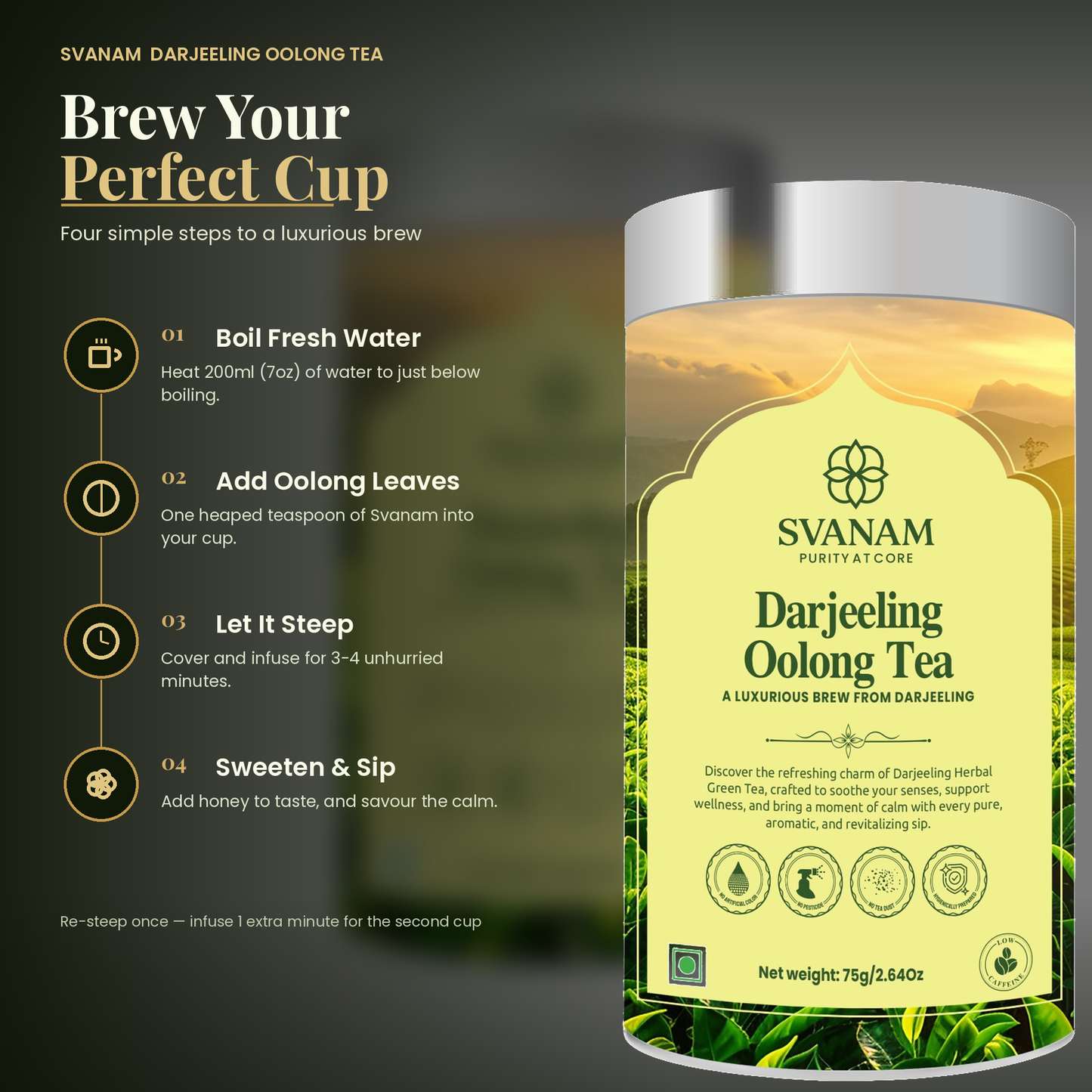 Svanam Darjeeling Oolong Tea