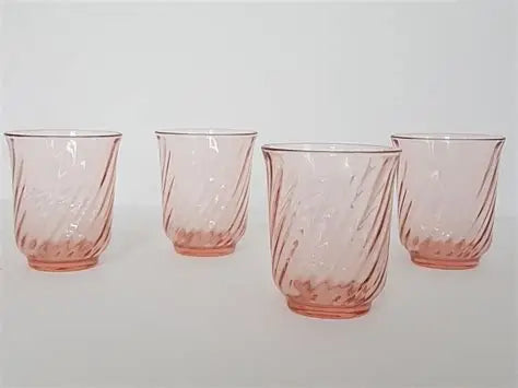 Blush Glass Tumblers (Set of 4)